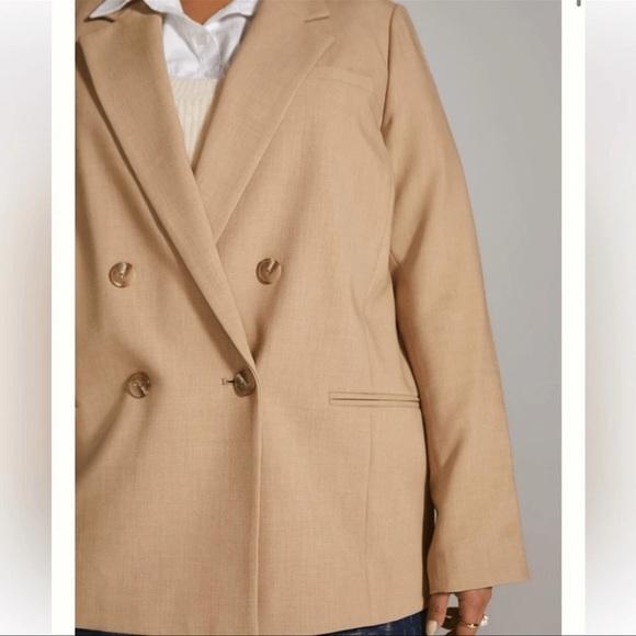 Anthropologie Maeve Double Breasted Blazer Size US 18W - Picture 2 of 14